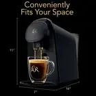BLACK L'OR Barista System Luxury Coffee and Espresso Machine Combo by Philips