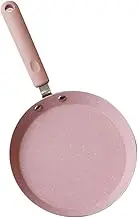 ABOOFAN Non-Stick Griddle Aluminum Pan Frying Pan 6 Inches Pink Easy Flip for Omelets Pancakes