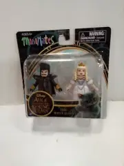 Minimates Alice Through The Looking Glass Time & White Queen Figures. New