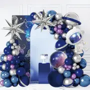 Space Balloon Garland Arch Kit 135 pcs Outer Space Birthday Decorations Include