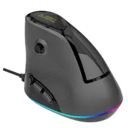 New 4000DPI Ajazz AJ307 Vertical Ergonomic RGB Backlit Wired Macro Programmable Notebook Desktop Gaming Office Mouse