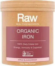 Amazonia Raw Raw Organic Iron Apple Blackcurrant 100g