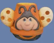 Ceramic Bisque~~~ Ready to Paint~~~~ Medium~~~ Bumble Bee Patio Light