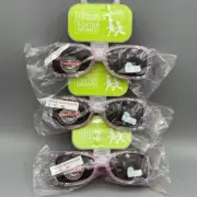 Who's Behind Foster Grants Kids Sunglasses 100% UVA UVB Protect 3PK Pink FGX