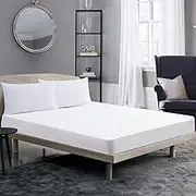 DreamZ Mattress Protector Topper Polyester Cool Fitted Cover Waterproof Double