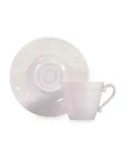 Bernardaud Louvre Espresso cup and saucer set of 3