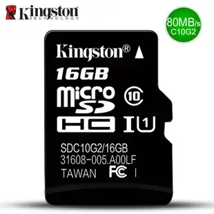 金士頓 Micro SD 存儲卡 32GB 16GB 64GB Class10 迷你 SD 卡 Class4 8GB 帶