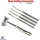 Dental Osteotome Bone Ridge Expansion Chisels Extraction Mallet Hammer Surgical