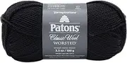 (Black) - Patons Classic Merino Wool Yarn