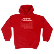 Wear This Periodically - Funny Novelty Hoodies Hoodie