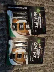 Nockturnal Shift Universal Fit Red Lighted Nocks "NEW" - 2 Packs