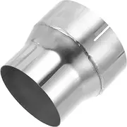 X AUTOHAUX 3.5"OD to 4.25"OD Mandrel Exhaust Bend Elbow Concentric Reducer T304 Stainless Steel Pipe Adapter 4 Inch Length Silver Tone