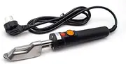 220V Adjustable Temperature Mini Electric Iron, 150W 50-350℃ Mini Electric Iron for Leather Clothes Bag Shoes Leather Wrinkle Removing Iron 85x26MM