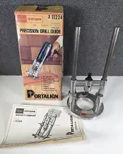 Vintage Sears Craftsman Precision Drill Guide by Portalign 9-11224 w/Box