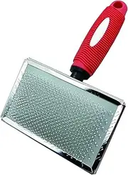 Slicker Brush for Small Dogs and Poodles - Coated Tips Massages Pet Skin - Cat Slicker Brush for Long Haired Cats - Wire Doodle Brush with Extra Long Pins Removes Mats and Tangles