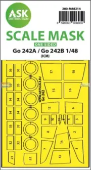 ASKM48214 1:48 ASK/Art Scale Mask - Go242A Go242B (ICM kit)