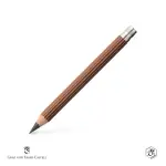 【FABER-CASTELL】GRAF VON FABER-CASTELL 補充用完美鉛筆-棕色雪松木-3支入 粗芯(原廠正貨)