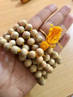 10mm Round TULSI TULASI VAISHNAV ISKCON Japa Jaap Mala ROSARY 108+1