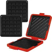 Microwave Toastie Sandwich Maker Nonstick Toastie Maker with Adjustable Silicone Straps Fast Versatile Microwave Sandwich Maker Dishwasher Safe Grilled Cheese Maker for Cooking Breakfast Snacks(gules)