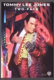 Modern FILM POSTER Postcard: BATMAN FOREVER (Tommy Lee Jones as Two-Face)
