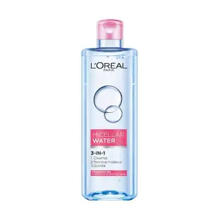 【LOREAL Paris 巴黎萊雅】三合一卸妝潔顏水__保濕型(400ml)