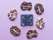 Leopard Print Polymer Clay Cutter | Animal Print Tool
