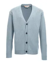 Marni V-Neck Button Detailed Cardigan IT50 Light Blue