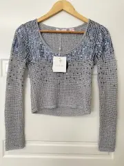 Sass And Bide Gone South Top Size XXS/Au 6
