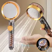 High Pressure Shower Head Dual Turbo Handheld Shower Heads Spray Water Saving