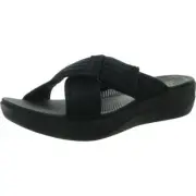 Cloudsteppers by Clarks Womens Arla Wave Slide Platform Sandals Shoes BHFO 6405