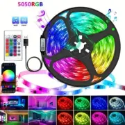 5050 RGB Led Strip Lights - Music Sync Color Changing, Smart Remote Control 20m