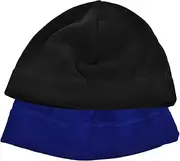 [SAFIGLE] Soft Beanie Hat for Men 2pcs Winter Warm Windproof Running Hat Headband Caps Unisex Design