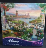 Thomas Kinkade Disney 101 Dalmations Jigsaw Puzzle -750 PIECE BRAND NEW