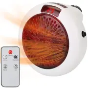 New 900W Portable Heater Fan with Remote Control and Adjustable Temp