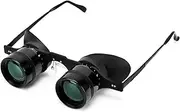 Professional Hands-Free Binocular Glasses for Fishing, Bird Watching, Sports, Concerts, Theater, Opera, TV, Sight Seeing, Hands-Free Opera Glasses for Adults Kids (Green Film Optics)-Upgraded