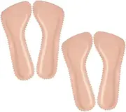 KOCKSHION 2 Pairs Three-point Cushioned High Heels Shoes for Women Foot Pads for Sandals High Heel Inserts for Women Feet Cushions for Shoes Women Shoe Cushion Inserts Women Khaki