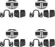 4 Sets TRD Door Stabilizer Door Lock Protector Latches Stopper Covers Fit for Toyota Fit for Land Fit for Cruiser LC200 Fit for Alphard Fit for Vellfire Door Lock Protective Cover