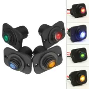 Waterproof Toggle Rocker Switch Car Boat Marine RV LED 12V-24V ON/OFF Universal