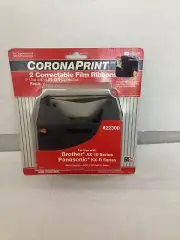 Corona Print 2 Correctable Black Film Ribbons P Series 22300 Made USA VINTAGE