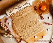 Grandma Pattern Traditional Rolling Pin Embossed Cookies Cookie Roller Laser