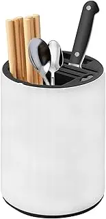 Gacqpli Knife Rotating Holder, 360 Degree Rotating Organizer Stand, Rotating Organizer Stand for Kitchen Knives, Scissors, Chopsticks, Forks and Blenders