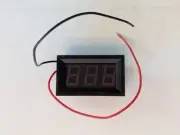 Dc 5-120V Voltmeter Green Led Panel 3-Digital Display Volt Meter 2-Wire USA