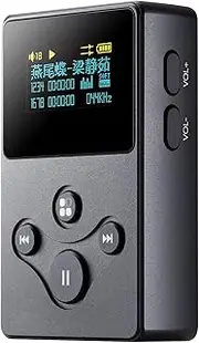 zolyet X2S Music Player High Fi Lossl o Player DSD FLAC APE WMA WAV AAC MP3 Player TF Card Reading Up to 128GB Black