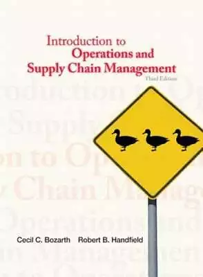Introduction to Operations and Supply Chain Management by Cecil B. Bozarth: New