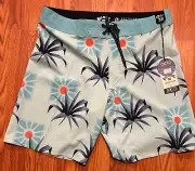 Billabong Airlite Sundays Board Shorts Mens 32 8" Floral AOP Swim Trunks NWT