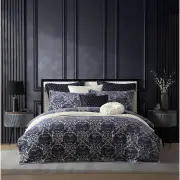 Davinci Esmeralda Ink Quilt Cover Set-King