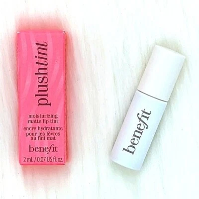 BENEFIT PlushTint Moisturizing Matte Lip Tint - Cream Puff - 2ml Mini - NEW