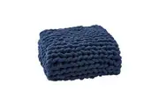 MyHouse Chunky Knit Throw - Navy