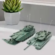 2x 1:72 Scale Puzzle Tank Chariot Model Craft Armored Tank Toy Tracked Crawler