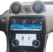 Car Radio AC Panel LCD Multimedia Player With Air Condition Board Compatible For Jaguar XJL 351 2009-2016 Android 12 Auto GPS Stereo(64GB add AC Panel)